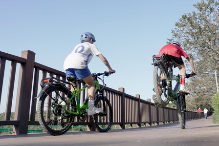 Hoody - das neue grüne E-Bike Teenager von Cysum