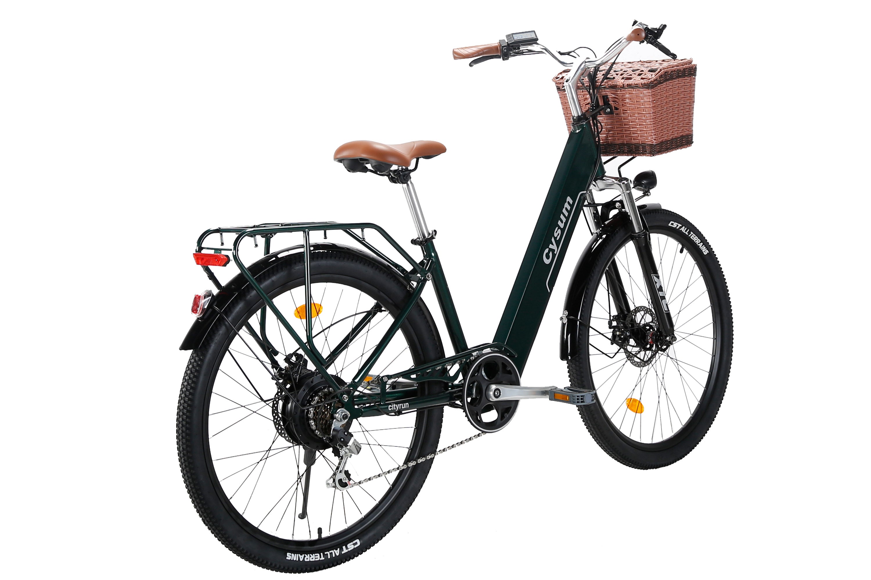 elektro fahrrad mit korb Cysum Cityrun Ebike Elektrofahrrad mit Tretunterstützung 26 Zoll Damen – Cysum Elektrofahrräder