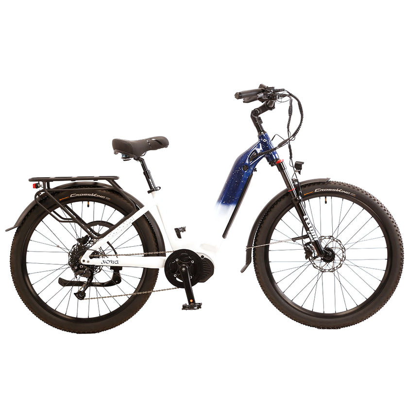 Cysum NOVA Mittelmotor-E-Bike 27,5 Zoll 140Nm Hochleistungsmotor 48V 672Ah Lithiumbatterie Doppelfederung Elektrofahrrad, Mountainbike mit hydraulischer Scheibenbremse