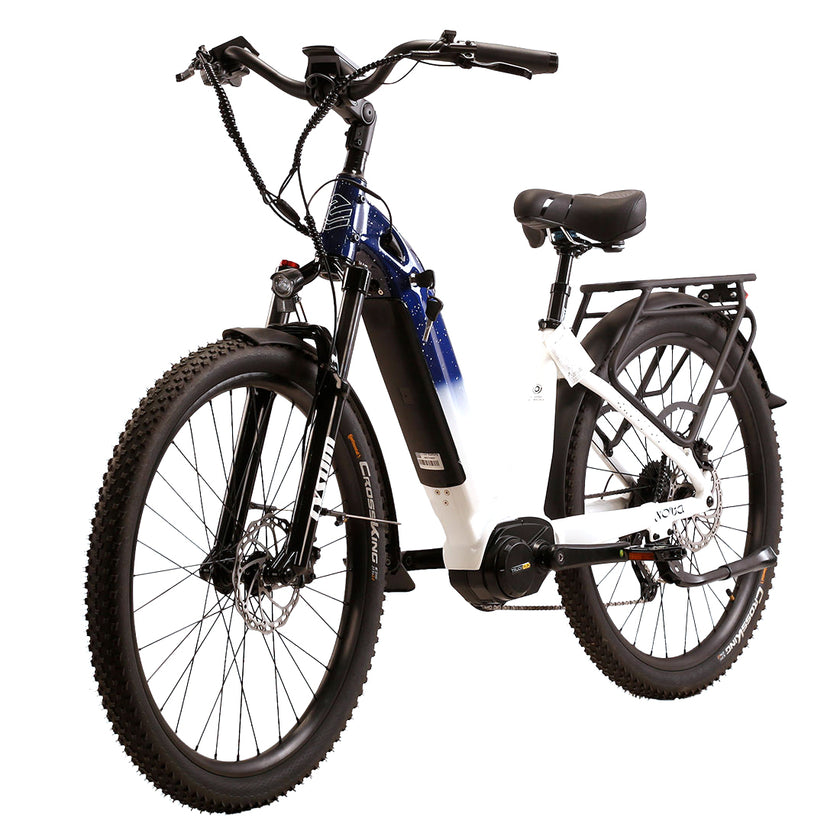 Cysum NOVA Mittelmotor-E-Bike 27,5 Zoll 140Nm Hochleistungsmotor 48V 672Ah Lithiumbatterie Doppelfederung Elektrofahrrad, Mountainbike mit hydraulischer Scheibenbremse