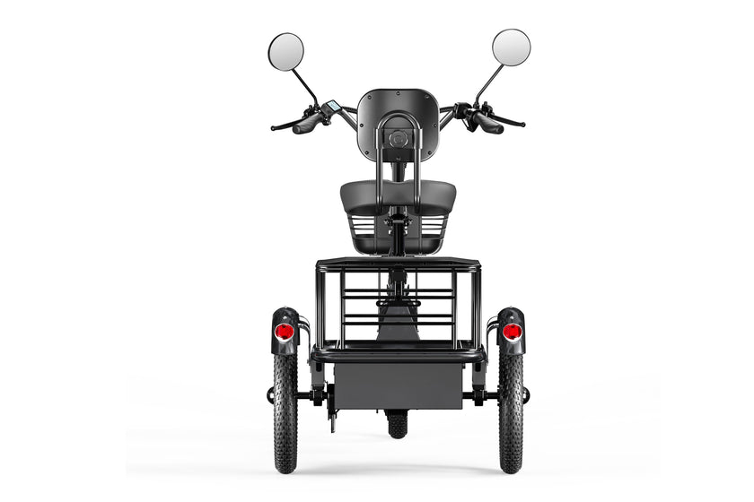 Cysum T1 Pro Elektro-Dreirad - 48V 250W Motor, 48V 22Ah Batterie, 16 x 2,3 Reifen, Gepäckkorb, Unisex-Design für den Pendlerverkehr 120-150km