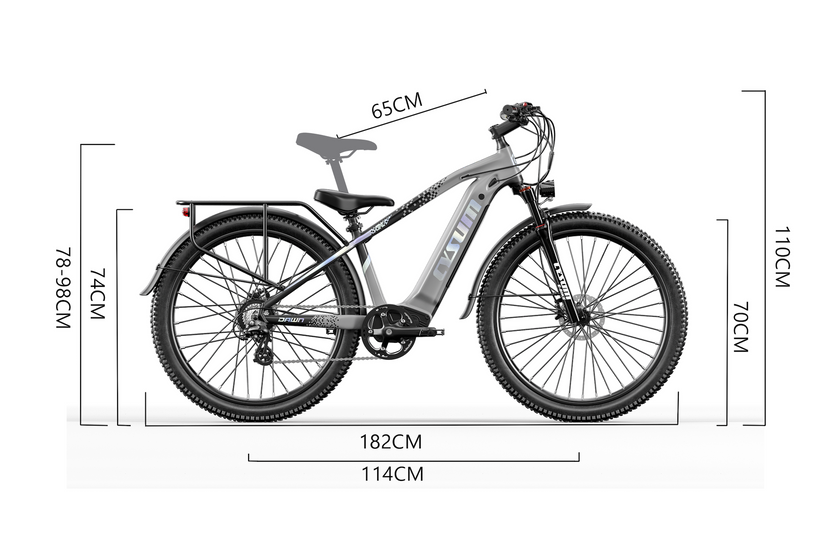 Cysum Speedy 27,5-Zoll-Elektrofahrrad 48V 672Wh Mountainbike