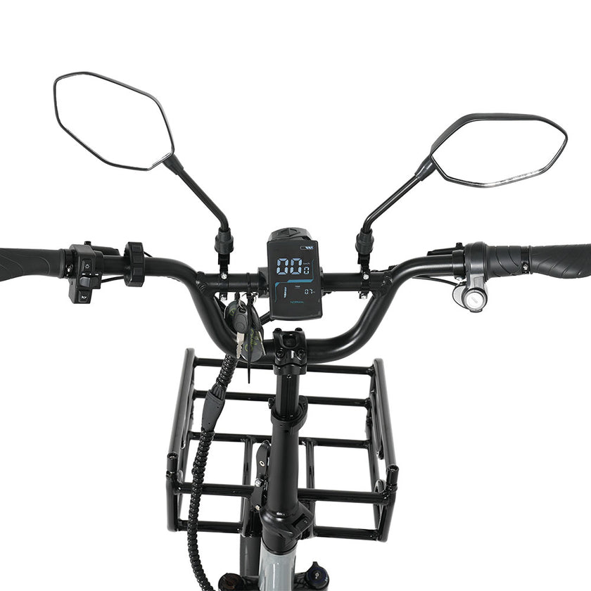 CYSUM AG1 Pro Electric Tricycle - 90N.m Cargo Bike with 20Ah Battery, Reverse Gear & Hydraulic Brakes