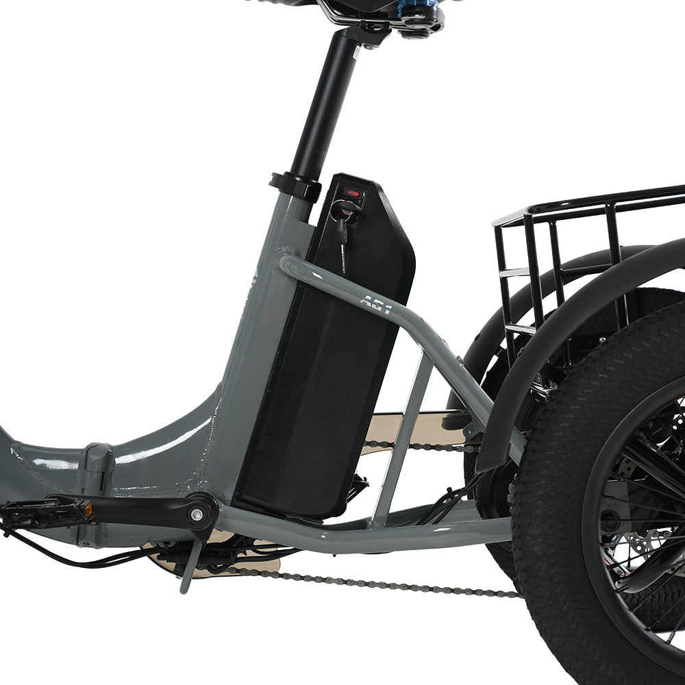 CYSUM AG1 Pro Electric Tricycle - 90N.m Cargo Bike with 20Ah Battery, Reverse Gear & Hydraulic Brakes