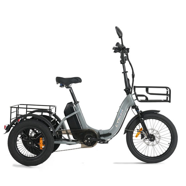 CYSUM AG1 Pro Elektro-Dreirad – 90N.m Lastenrad mit 20Ah Akku, Rückwärtsgang & Hydraulischen Bremsen