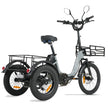 CYSUM AG1 Pro Electric Tricycle - 90N.m Cargo Bike with 20Ah Battery, Reverse Gear & Hydraulic Brakes