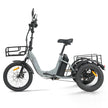 CYSUM AG1 Pro Electric Tricycle - 90N.m Cargo Bike with 20Ah Battery, Reverse Gear & Hydraulic Brakes