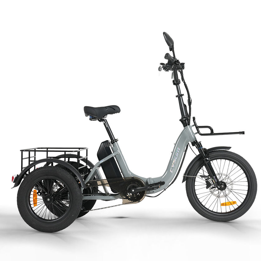CYSUM AG1 Pro Electric Tricycle - 90N.m Cargo Bike with 20Ah Battery, Reverse Gear & Hydraulic Brakes