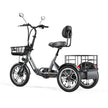 Cysum T1 Pro Elektro-Dreirad - 48V 250W Motor, 48V 22Ah Batterie, 16 x 2,3 Reifen, Gepäckkorb, Unisex-Design für den Pendlerverkehr 120-150km