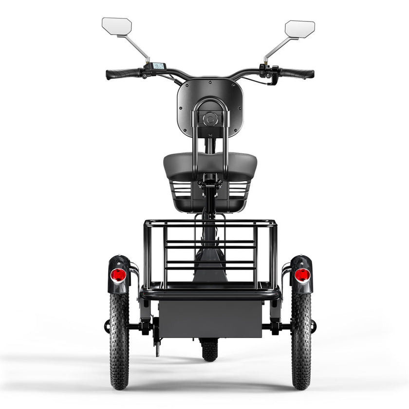 Cysum T1 Pro Elektro-Dreirad - 48V 250W Motor, 48V 22Ah Batterie, 16 x 2,3 Reifen, Gepäckkorb, Unisex-Design für den Pendlerverkehr 120-150km
