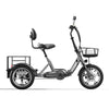 Cysum T1 Pro Elektro-Dreirad - 48V 250W Motor, 48V 22Ah Batterie, 16 x 2,3 Reifen, Gepäckkorb, Unisex-Design für den Pendlerverkehr 120-150km