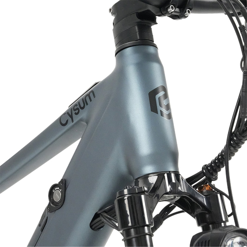 CYSUM M-Rax Hardtail E-Mountainbike | 27,5 Zoll All-Terrain E-MTB (48V 13Ah Akku, 350W High-Speed Motor)